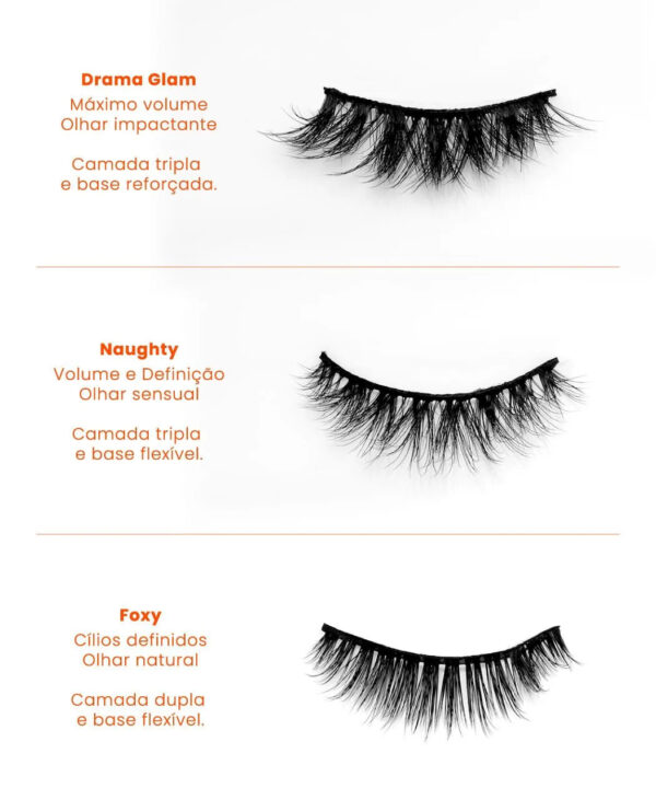 Cílios postiços - Lashes Drama Glam Mari Maria Makeup - Imagem 3